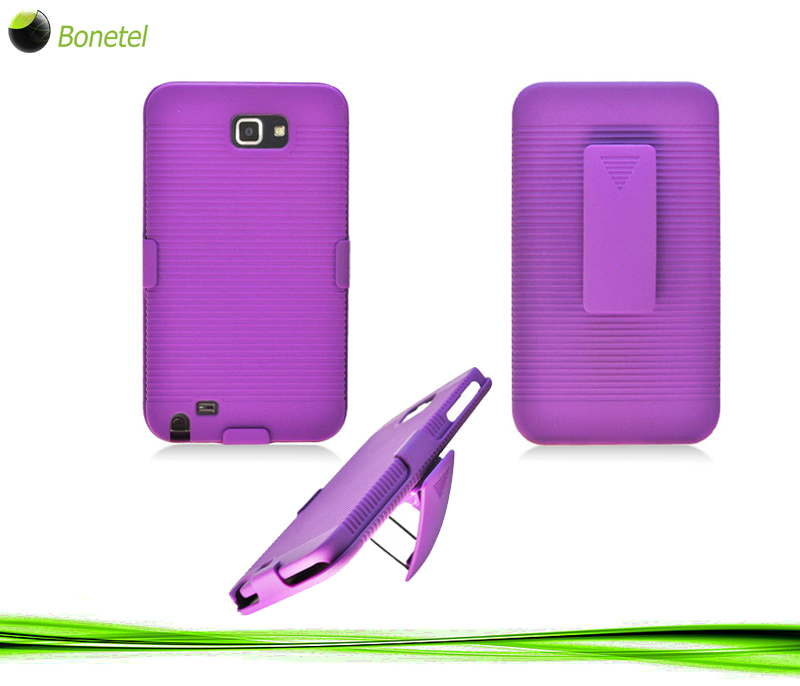 Samsung Galaxy Note (USA AT&T Version i717) Combo Holster Case with Viewing Stand - Purple  2