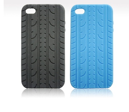 Caso de silicone (estilo tiro) para iPhone 4