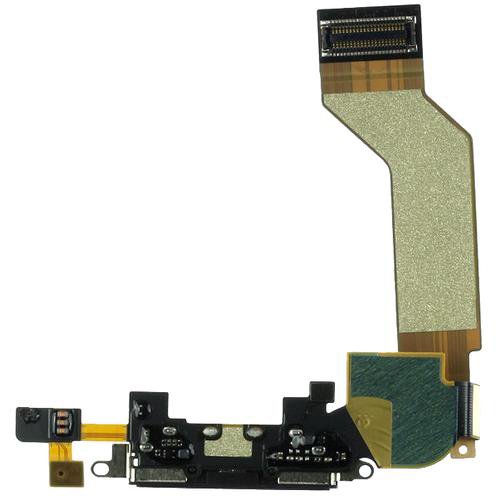 Puerto de carga Flex - Cable Negro de Apple para el iPhone 4S