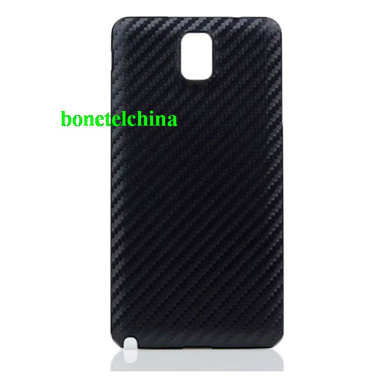 Black carbon fiber texture battery case for Samsung Galaxy Note 3 N9000