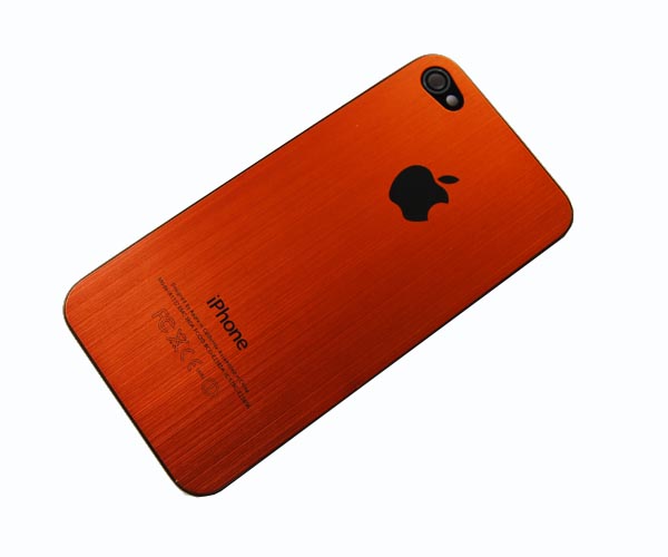 Battery Door Back Cover Housing Case for iPhone 4 orange BBC-001