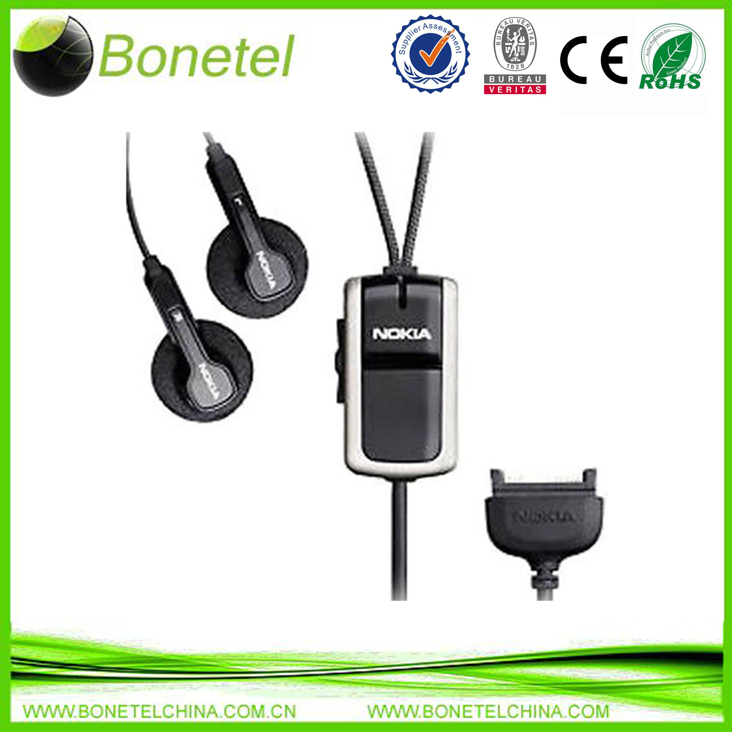 NEW Nokia Earphones Headset HS-23 for 6085, 6086, 6126, 6131, 6133, 6275i, E61i, E65, N71, N72, N73, N80, N93, N93i