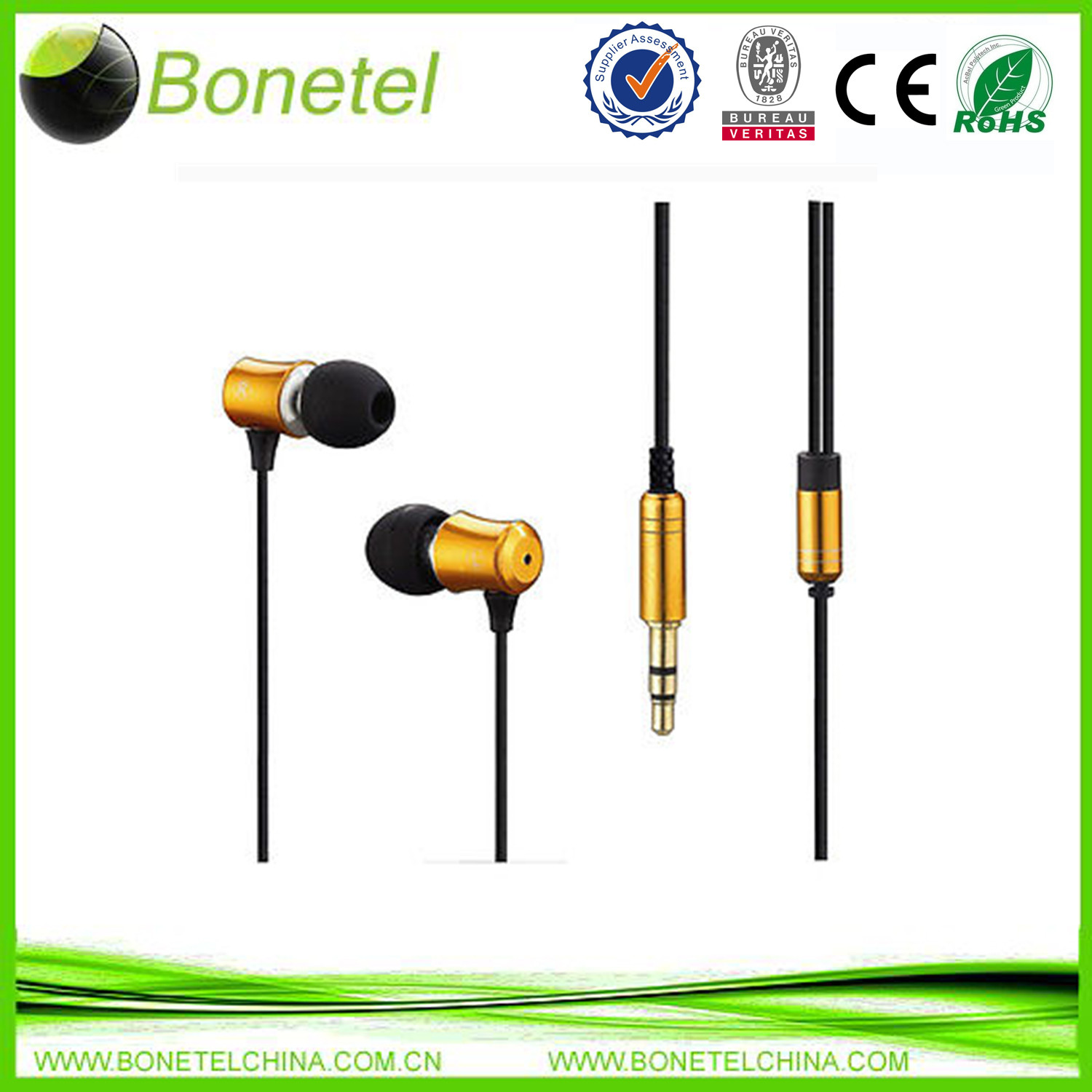 Stereo In-Ear Earphone Headphone Headset For Tablet MP3 MP4 iPod V8Ye