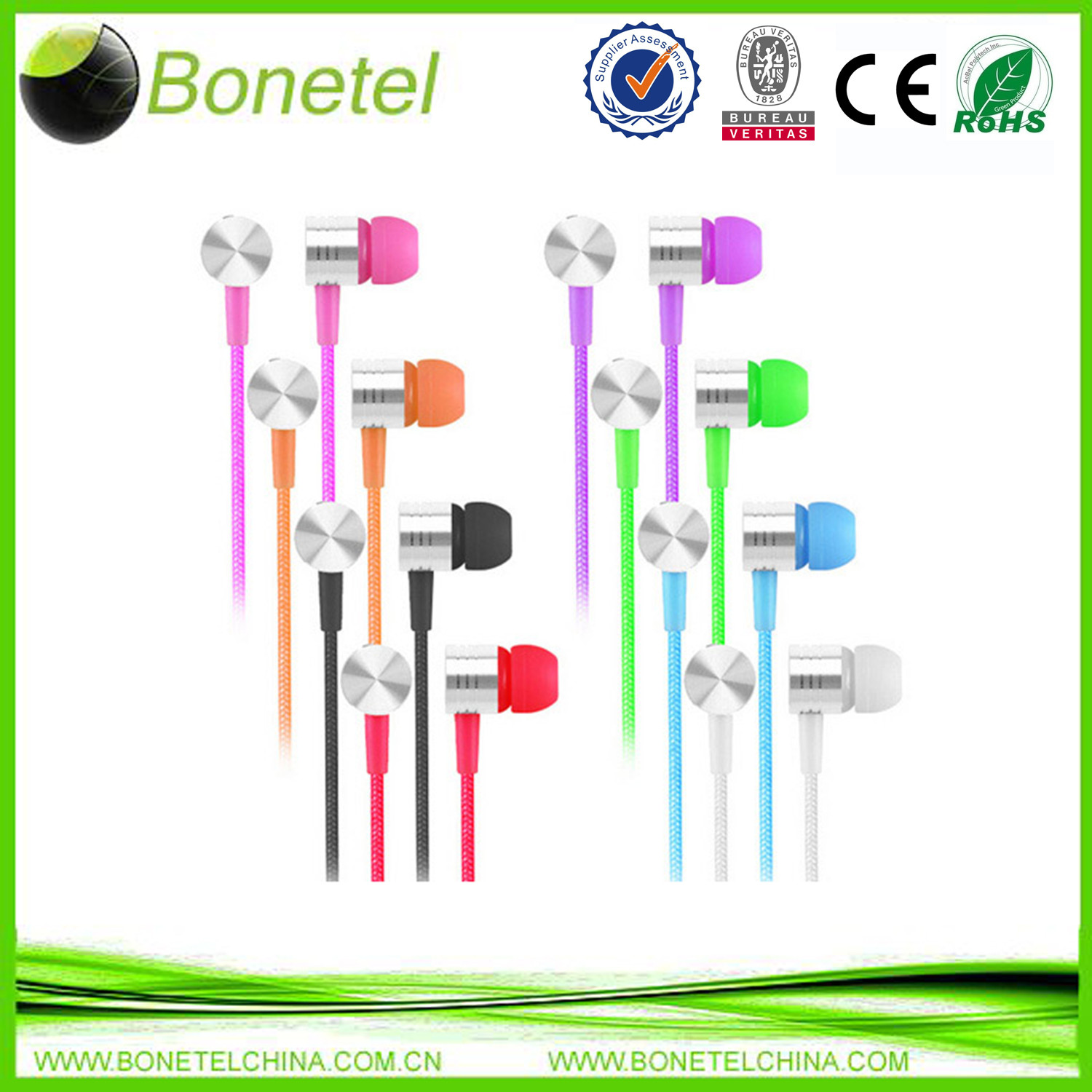 Stereo Headset Headphone Earphone for Android Mobile Samsung S4 iPhone 4 5 iPod