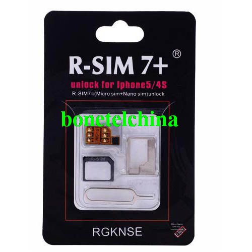 iPhone 5/4s Unlock Turbo Sim card R-Sim 7+