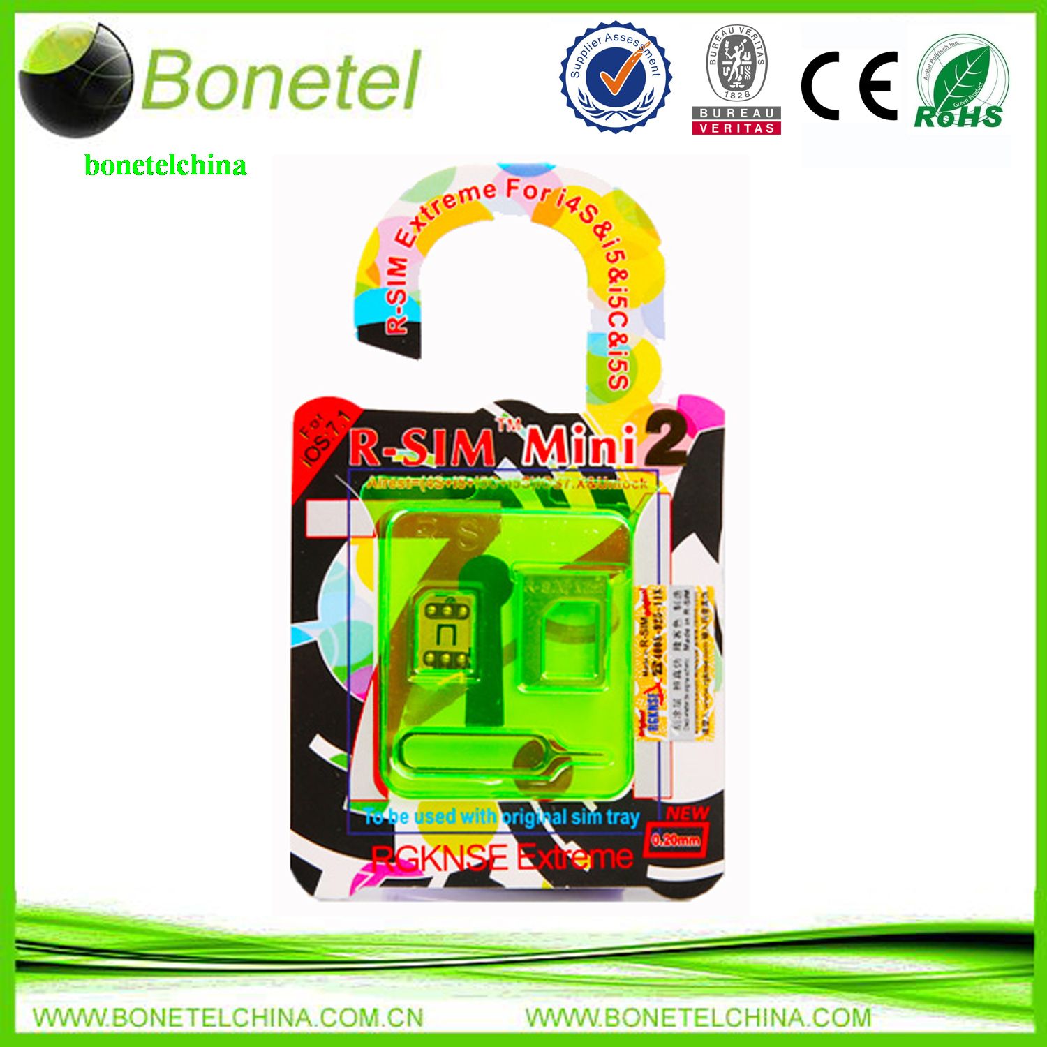 R-SIM Mini2 thin film unlock card for 5/5C/5S iOS7.1-7.X