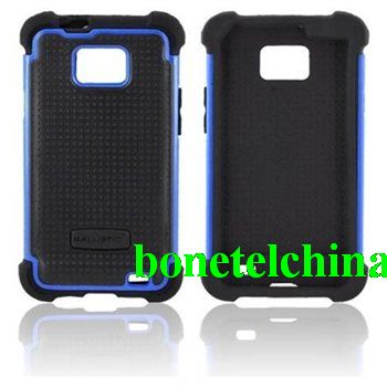 Black Rubberized Snap On Hard Case For Samsung Epic 4G Touch Sprint Galaxy S2 - 406326
