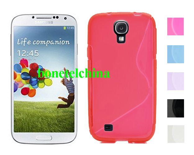 S-Curve Soft TPU Gel Case Shell for Samsung Galaxy S 4 IV i9500 i9505