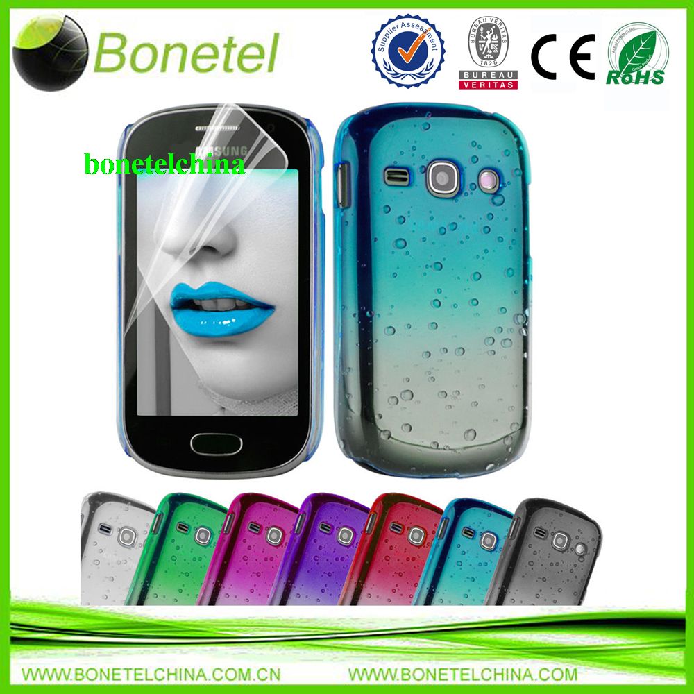 3D RAIN DROP DESIGN HARD CASE COVER For Samsung Galaxy Fame S6810