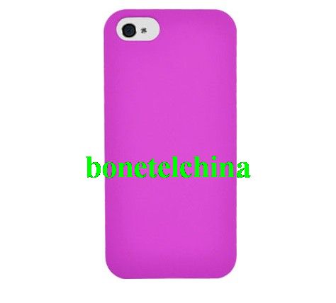 HHI Rubberized Shield Hard Case for iPhone 5 - Hot Pink