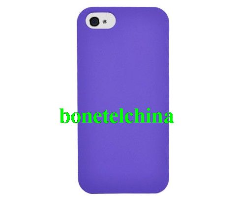 HHI Rubberized Shield Hard Case for iPhone 5 - Purple