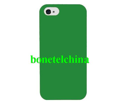 HHI Rubberized Shield Hard Case for iPhone 5 - Dark Green