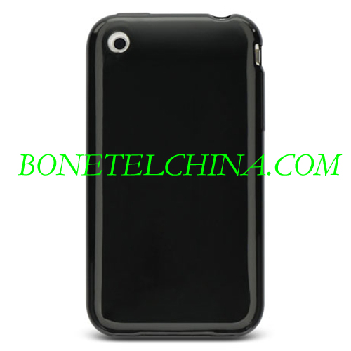 Apple iPhone 3G 3GS Piel de Cristal  - Negro 2