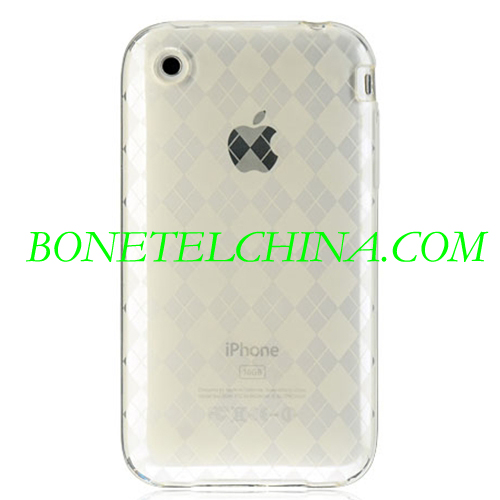Apple iPhone 3G 3GS piel de cristal - Verificador de diseño claro