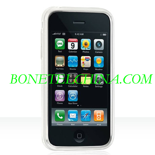 Apple iPhone 3G 3G piel de cristal - Verificador de diseño claro 2