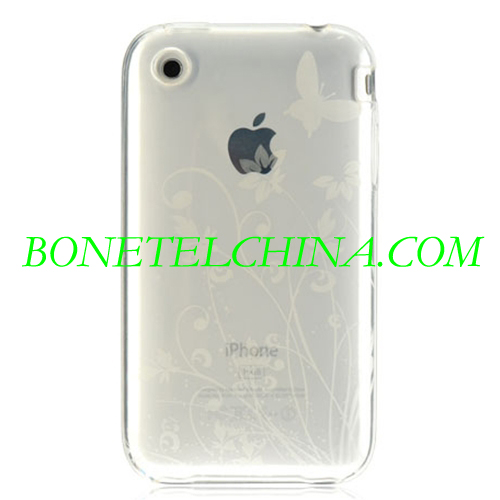 Apple iPhone 3G 3GS piel de cristal - el diseño floral de clara