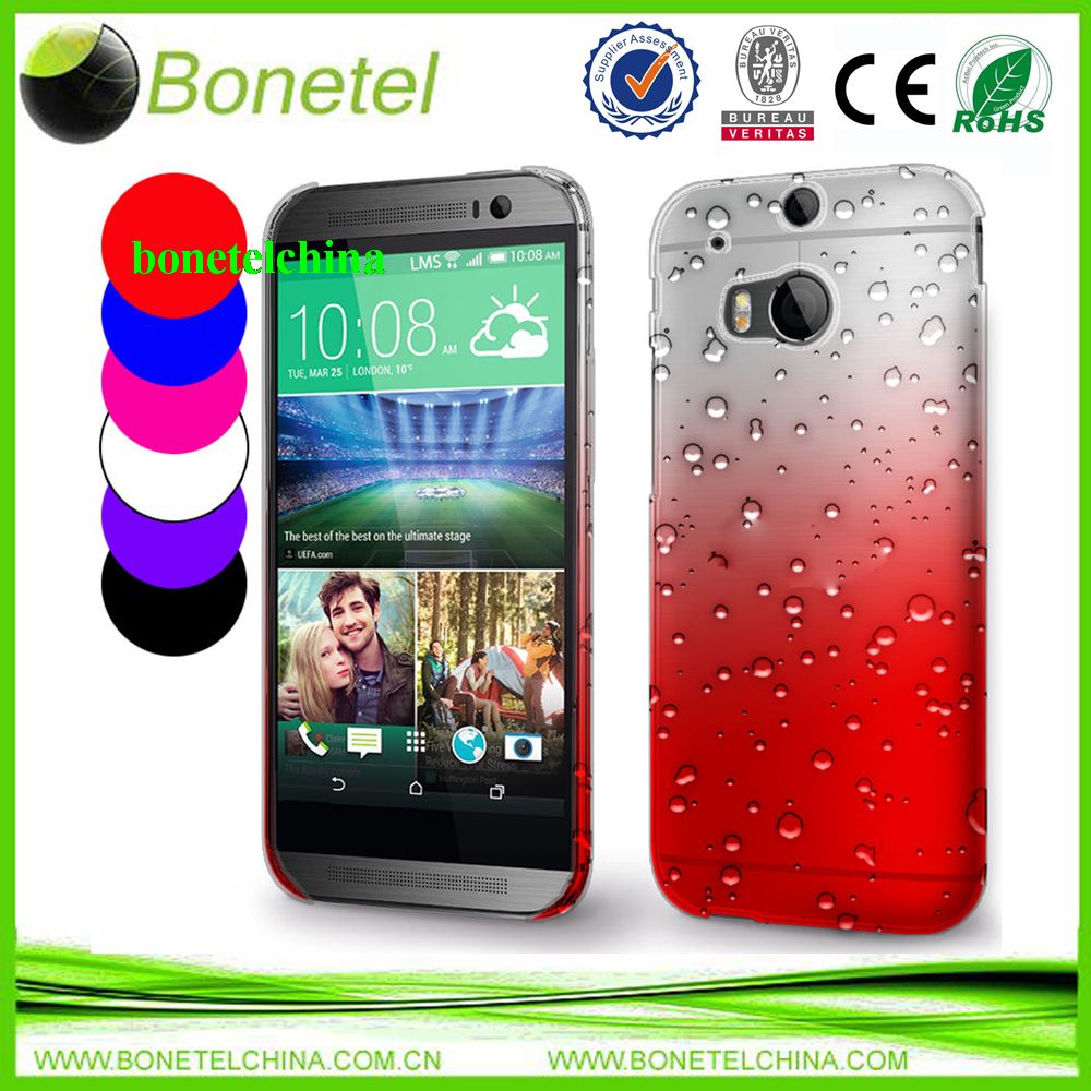 3D RAIN DROP DESIGN HARD CASE COVER FOR HTC ONE M8