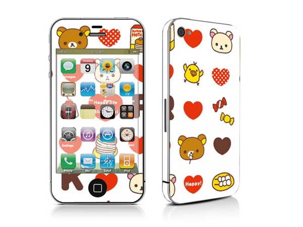 Красочные кожа / Красочные наклейки для iPhone 4S-796