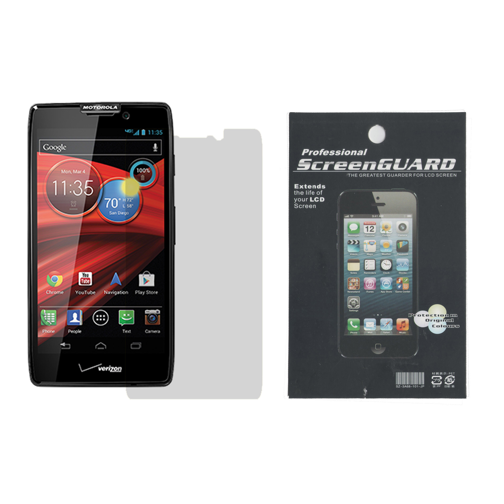 Screen protector for MOTOROLA Droid razr Maxx XT910