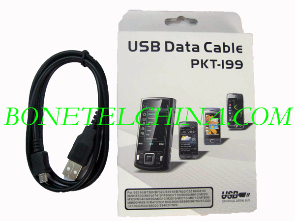 Datos del teléfono móvil por cable para Samsung PKT -199