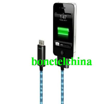 Visible Color Cable For iPad/iPhone/iPod-blue
