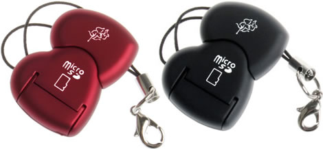 Heart-Shaped USB Card Reader